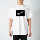 OCCHI idea designのOCCHI/黒×白 inakaデザイン Tシャツ Regular Fit T-Shirt