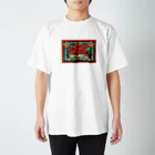  花金魚園の金魚餌ラベル Regular Fit T-Shirt