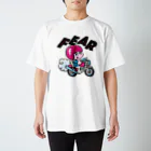 FAR EAST ALL RIDERSのFEAR_バイクこぞう_プリント スタンダードTシャツ