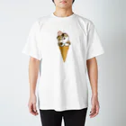 mofusandのアイスにゃん Regular Fit T-Shirt