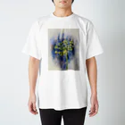 あおニャーマンの植物画着彩2 Regular Fit T-Shirt