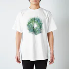 fukurononakaのリース　グリーン Regular Fit T-Shirt