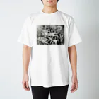 あおニャーマンの猫の国の海1 Regular Fit T-Shirt