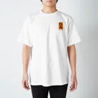 オカダちゃんの【前面】GO!GO! ガス管用スコッチレーン F Regular Fit T-Shirt