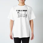 fishingnutsのIt was a breeze　イタチ スタンダードTシャツ