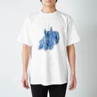 opeeのおみせのたこねこブルー スタンダードTシャツ