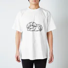 sleepy puppyのすやすや犬 Regular Fit T-Shirt