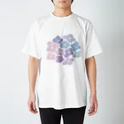 おばけ植物園のおばけ花（アジサイ） スタンダードTシャツ