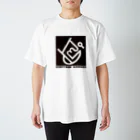 桐谷こむぎのおみせｽｽﾞﾘ支店の桐谷こむぎロゴ・黒 Regular Fit T-Shirt