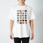 RIN-SHOPの猫々の顔をそろえて Regular Fit T-Shirt