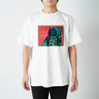 たこむんLABO.のpixel Astronauts Regular Fit T-Shirt