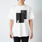 いろはにゃんこ堂の羽ねこさん(和柄/灰色) Regular Fit T-Shirt