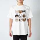 healing door のI LOVE DOG(背面プリントあり) Regular Fit T-Shirt