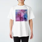 葉月あさこ(風椋)＠癒しの書【公式】のインクアート ワイン系 Regular Fit T-Shirt