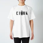 CLINK_officialのCLINK旧LOGO2 Regular Fit T-Shirt