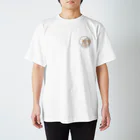 ミサキドーナツ 公式 SUZURI店のレモンクリームチーズ(黒文字) Regular Fit T-Shirt