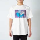 くまきちショップやさんのエレガントティータイム Regular Fit T-Shirt