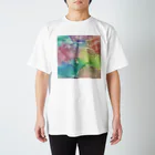 葉月あさこ(風椋)＠癒しの書【公式】のインクアート カラフル Regular Fit T-Shirt