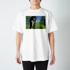 柴犬と柴犬の初夏の柴犬(両面) Regular Fit T-Shirt