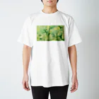 葉月あさこ(風椋)＠癒しの書【公式】の黄緑系 インクアート Regular Fit T-Shirt