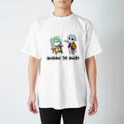 K O （けい・おー）のグッズの呪物のモーちゃん、お友達の絵を描くの巻 Regular Fit T-Shirt