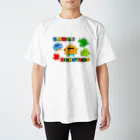 ♡Kawaii♡モンスター SHOPのKawaii Monsters | カラフルポップロゴ ver. Regular Fit T-Shirt
