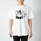 TOYCAT ShopのSPACE TOYCAT (Halftone Ver) スタンダードTシャツ