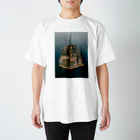Saho.の夜明けの軍艦島 Regular Fit T-Shirt