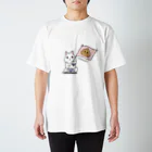 Miiiさんの応援ウッサ氏＆見返りウッサ氏 Regular Fit T-Shirt