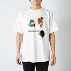 kayanoko worksの夏の猫ちゃん（カキ氷）スタンダード Regular Fit T-Shirt