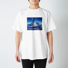 林亮太 色鉛筆画グッズショップのHigh rate climb!　F-15J Regular Fit T-Shirt