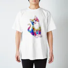 なまけものの猫 Regular Fit T-Shirt