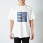 あーと屋さんのハルマヘラアオジタ学名ver スタンダードTシャツ