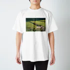 フィルムカメラのある生活の田んぼのある風景 スタンダードTシャツ