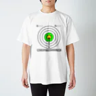 Military Casual LittleJoke のTARGET YELLOWxGREEN スタンダードTシャツ