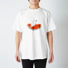 hayakawa(文鳥絵)のスイカ文鳥 Regular Fit T-Shirt