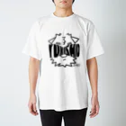 Yuki VillageのBIGロゴTシャツ（イラスト黒） Regular Fit T-Shirt