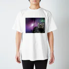 ふまぢるちゃんの宇宙猫 Regular Fit T-Shirt