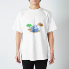 nyacotaのメジェド様　サーフィンTシャツ スタンダードTシャツ