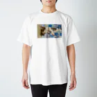 にゃにゃにゃわんこのオフトンゆずもち Regular Fit T-Shirt