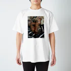 DJ美食倶楽部のムカつく犬の顔のTシャツ Regular Fit T-Shirt