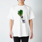 イラスト MONYAAT の落ちている長ネギ Regular Fit T-Shirt