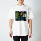 旨味教授といちごもちぷりんのパソコンのマザーボード Regular Fit T-Shirt