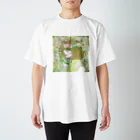 Kenny Goodsの花の香りのアールヌーボーTシャツ スタンダードTシャツ