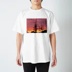 ukuleleleのsunset, my town スタンダードTシャツ