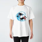 UEMURA SHOPのなかよしシャチ Regular Fit T-Shirt