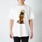 人体堂/jintaiアート工房の【戦国武将シリーズ】豊臣秀吉Tシャツ スタンダードTシャツ