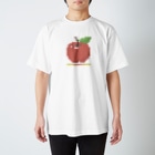 イラスト MONYAAT のりんごでりんご　ドット絵 Regular Fit T-Shirt