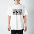 zimei-diary の涼し気モダン更紗 スタンダードTシャツ