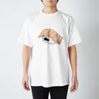 もふもふもんすたぁのもふもふもんすたぁ サーモン Regular Fit T-Shirt